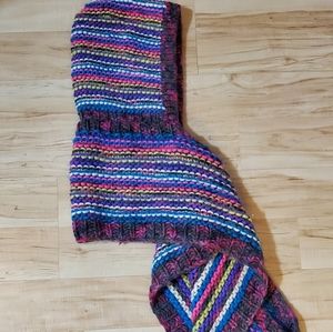 Lululemon knitted hooded scarf